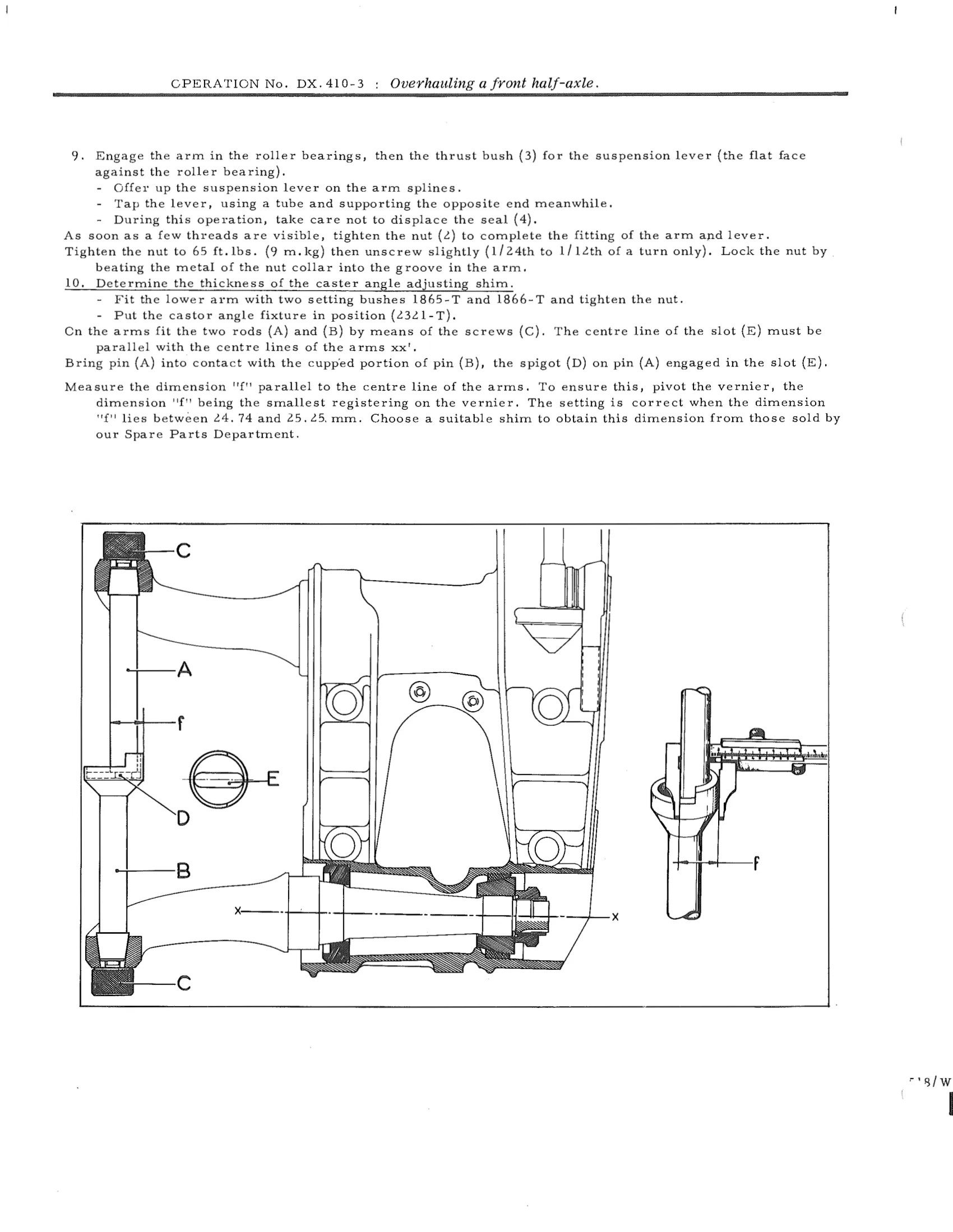 Overhauling a front half-axle, page 291 of 750 — DS21 & DS21M / DS19A & DS19MA Repair Manual