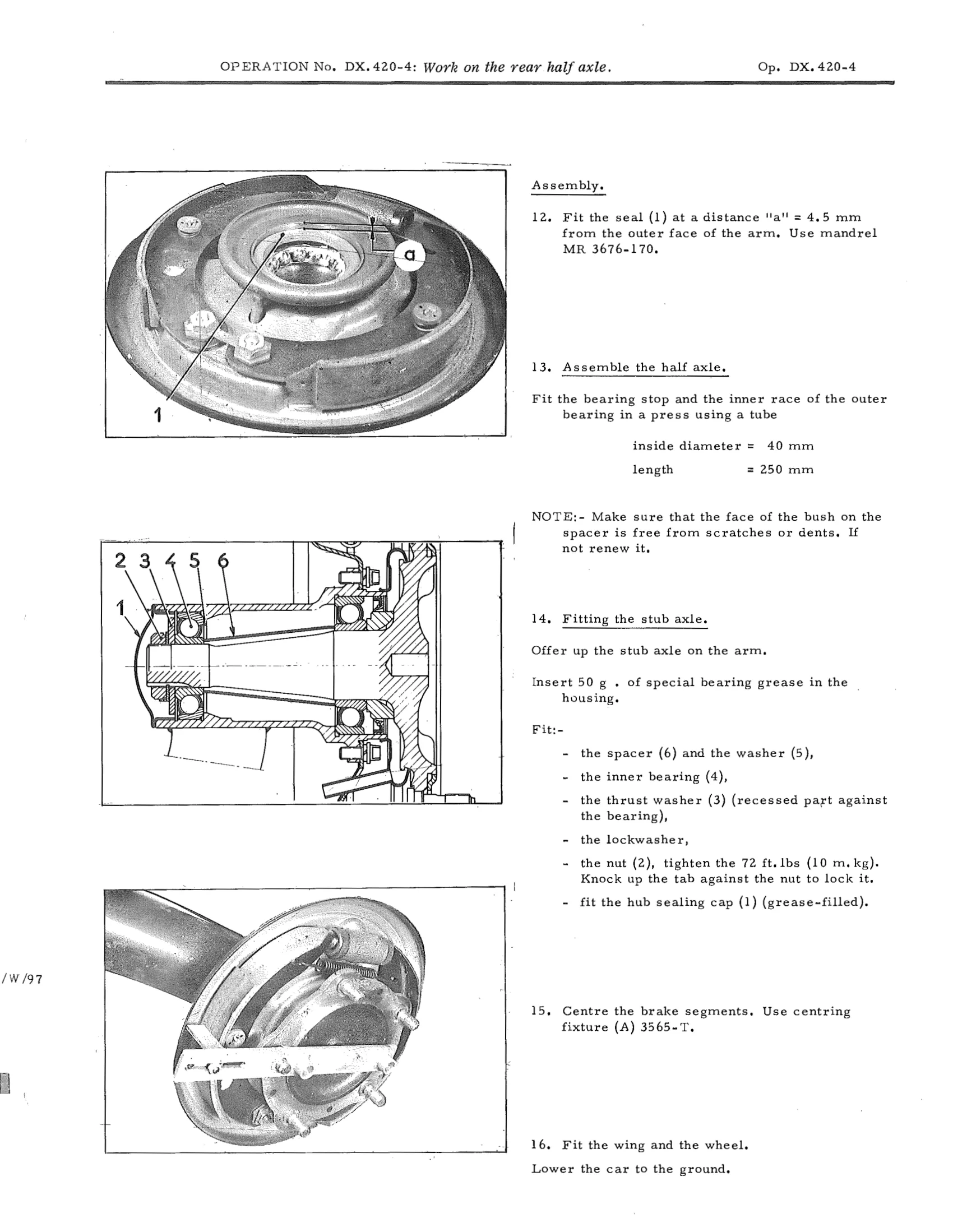 Replace bearing seal/thrust collar, page 316 of 750 — DS21 & DS21M / DS19A & DS19MA Repair Manual
