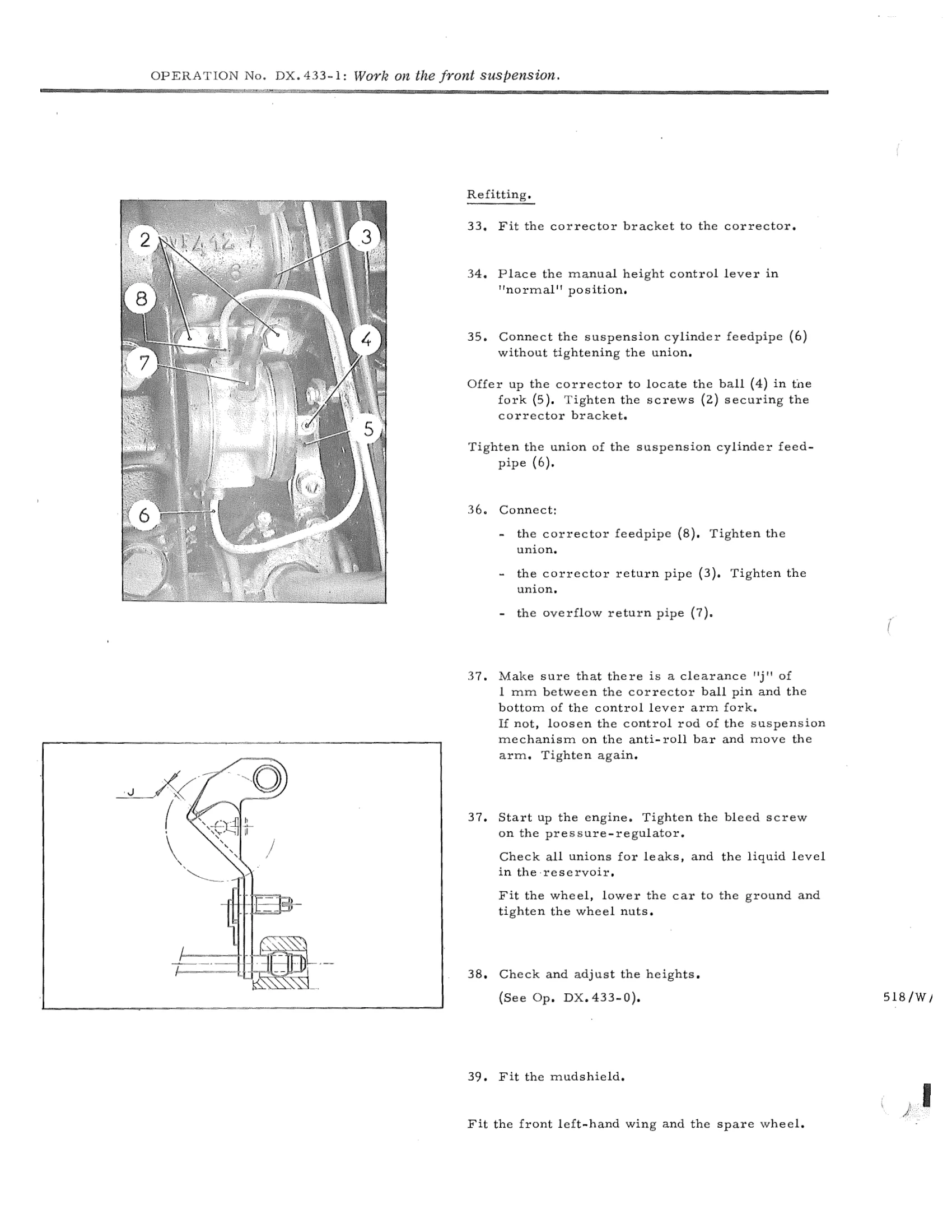 Work on the front suspension, page 331 of 750 — DS21 & DS21M / DS19A & DS19MA Repair Manual