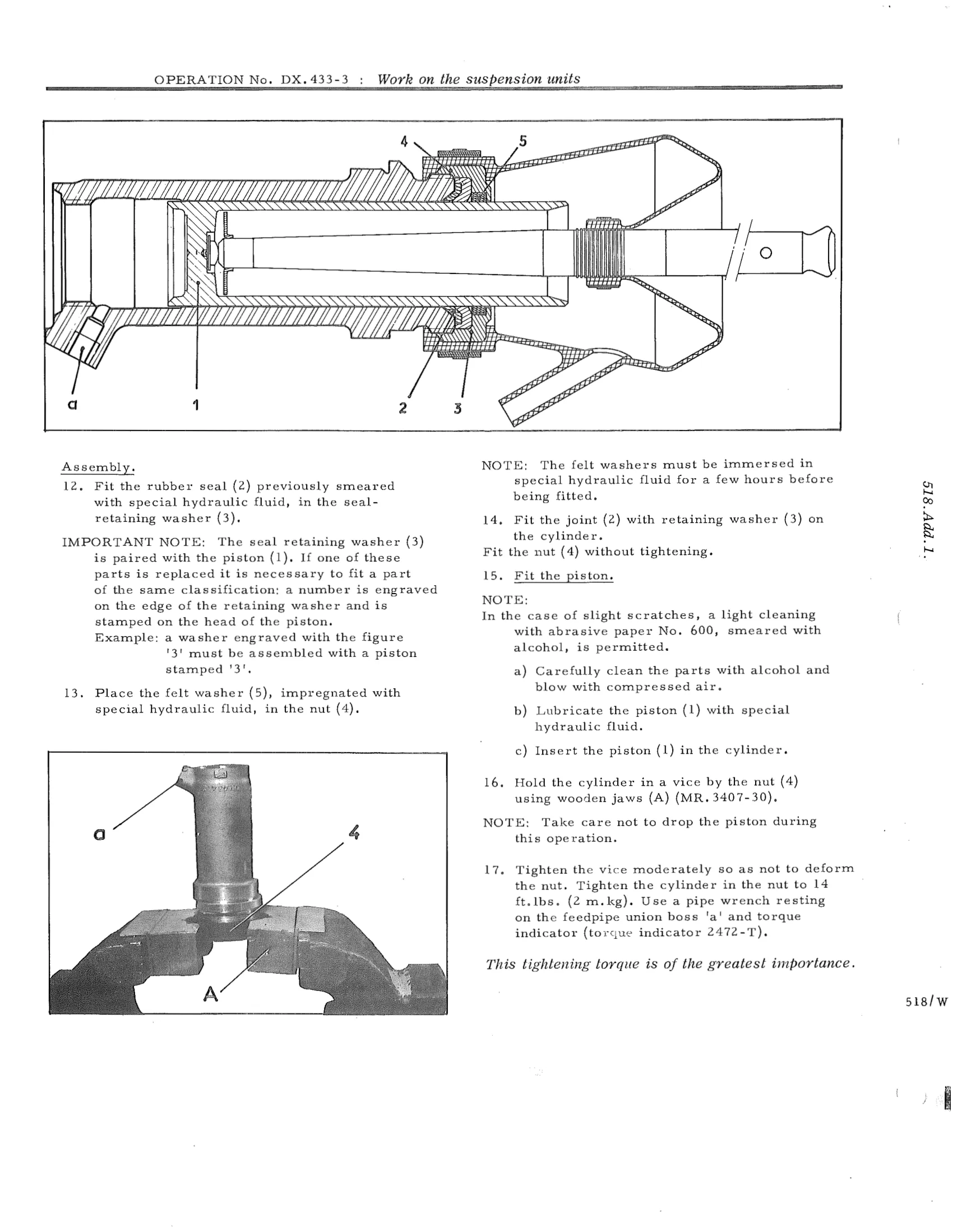 ; Work on the suspension units, page 335 of 750 — DS21 & DS21M / DS19A & DS19MA Repair Manual