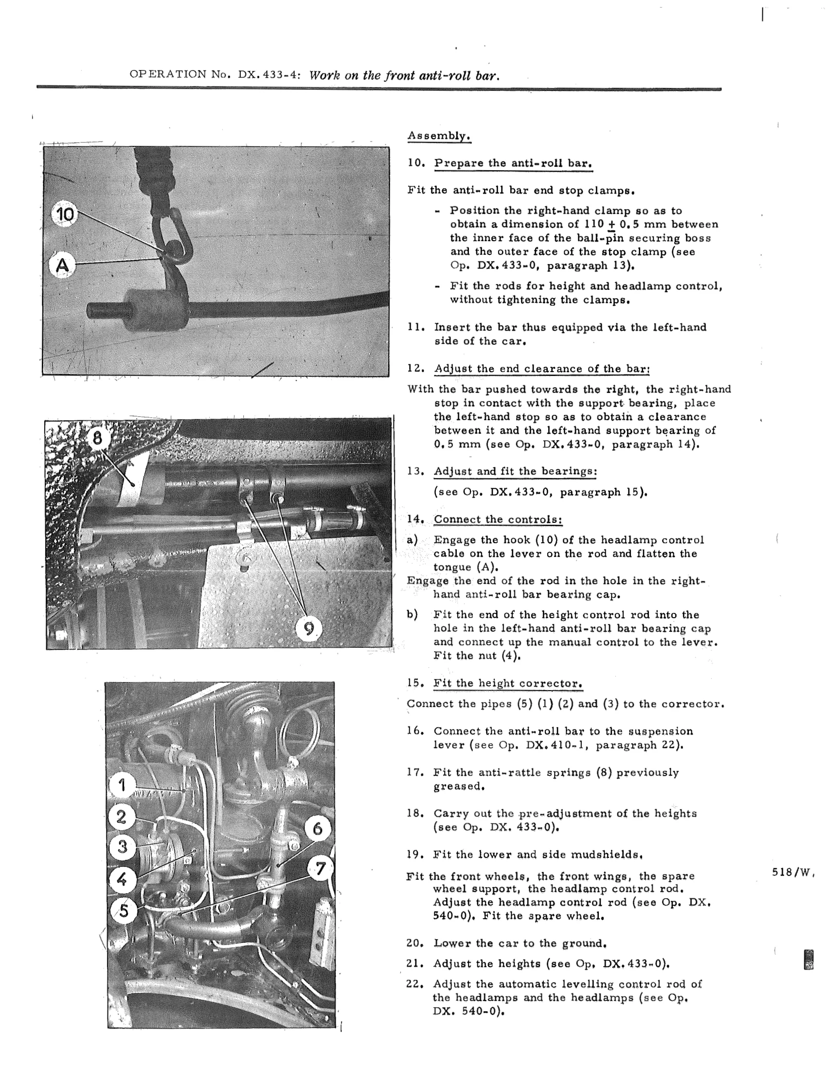 Replace anti-roll bar, page 342 of 750 — DS21 & DS21M / DS19A & DS19MA Repair Manual