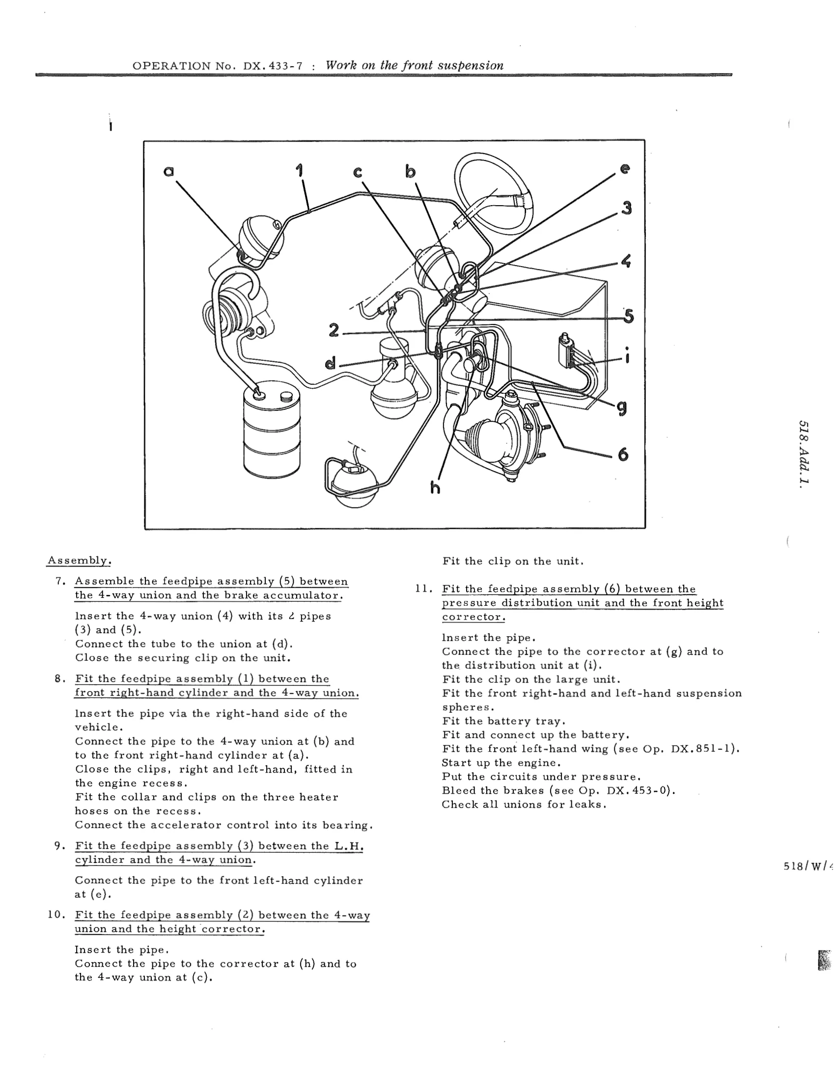 Work on the front suspension, page 344 of 750 — DS21 & DS21M / DS19A & DS19MA Repair Manual