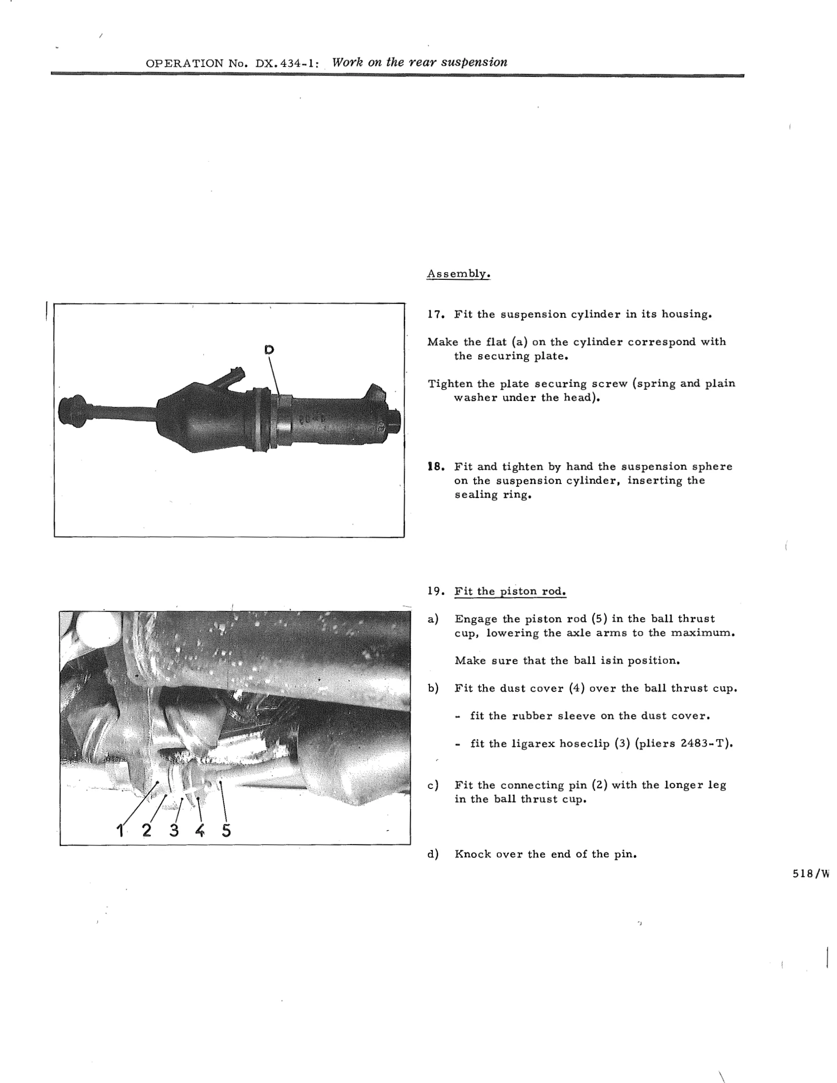 Work on the rear suspension, page 348 of 750 — DS21 & DS21M / DS19A & DS19MA Repair Manual