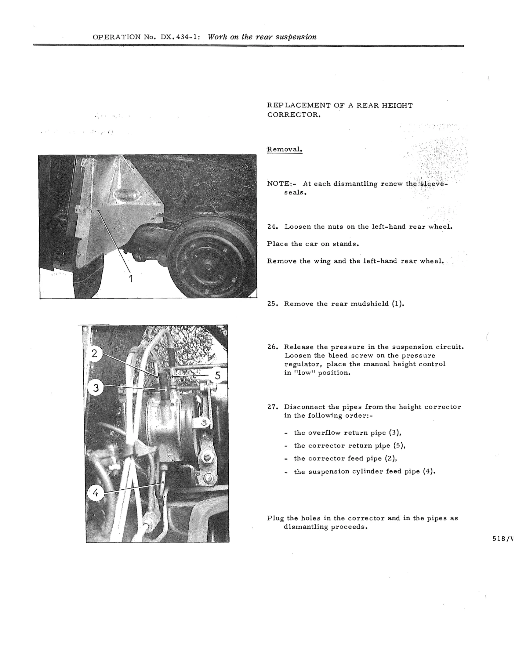 Work on the rear suspension, page 350 of 750 — DS21 & DS21M / DS19A & DS19MA Repair Manual