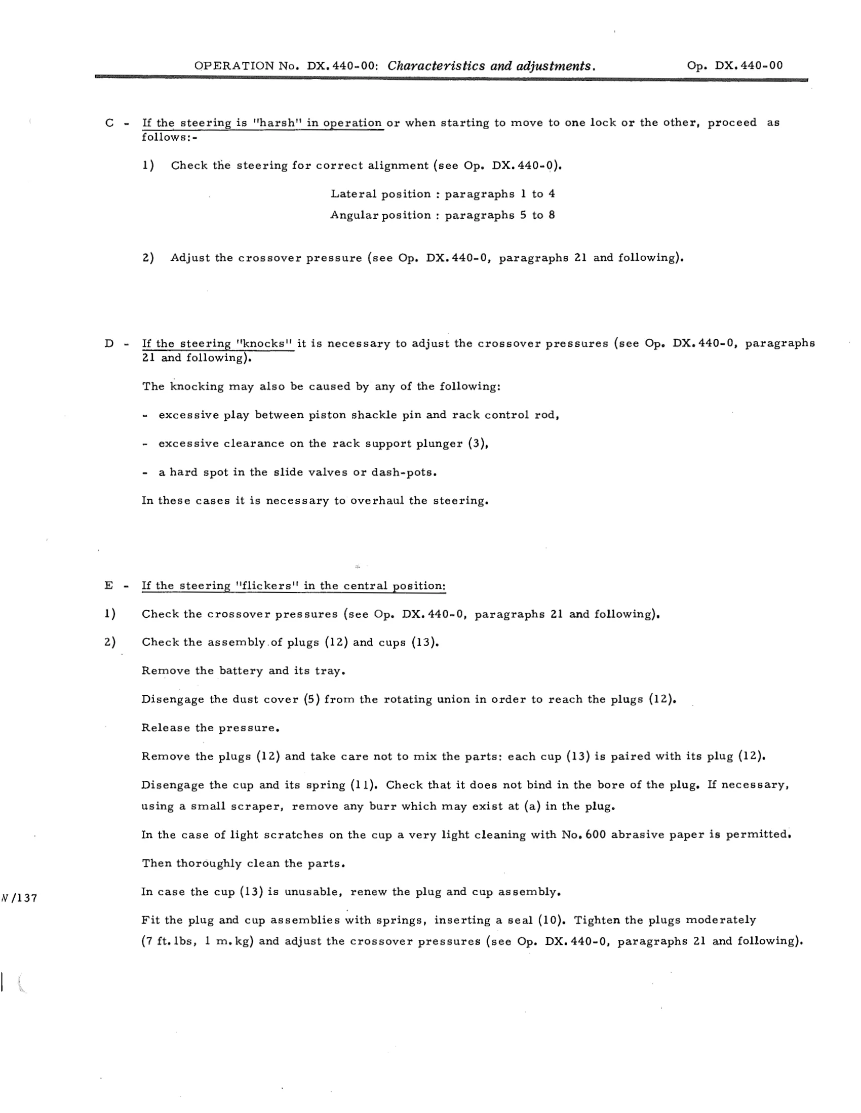 Characteristics and adjustments, page 360 of 750 — DS21 & DS21M / DS19A & DS19MA Repair Manual