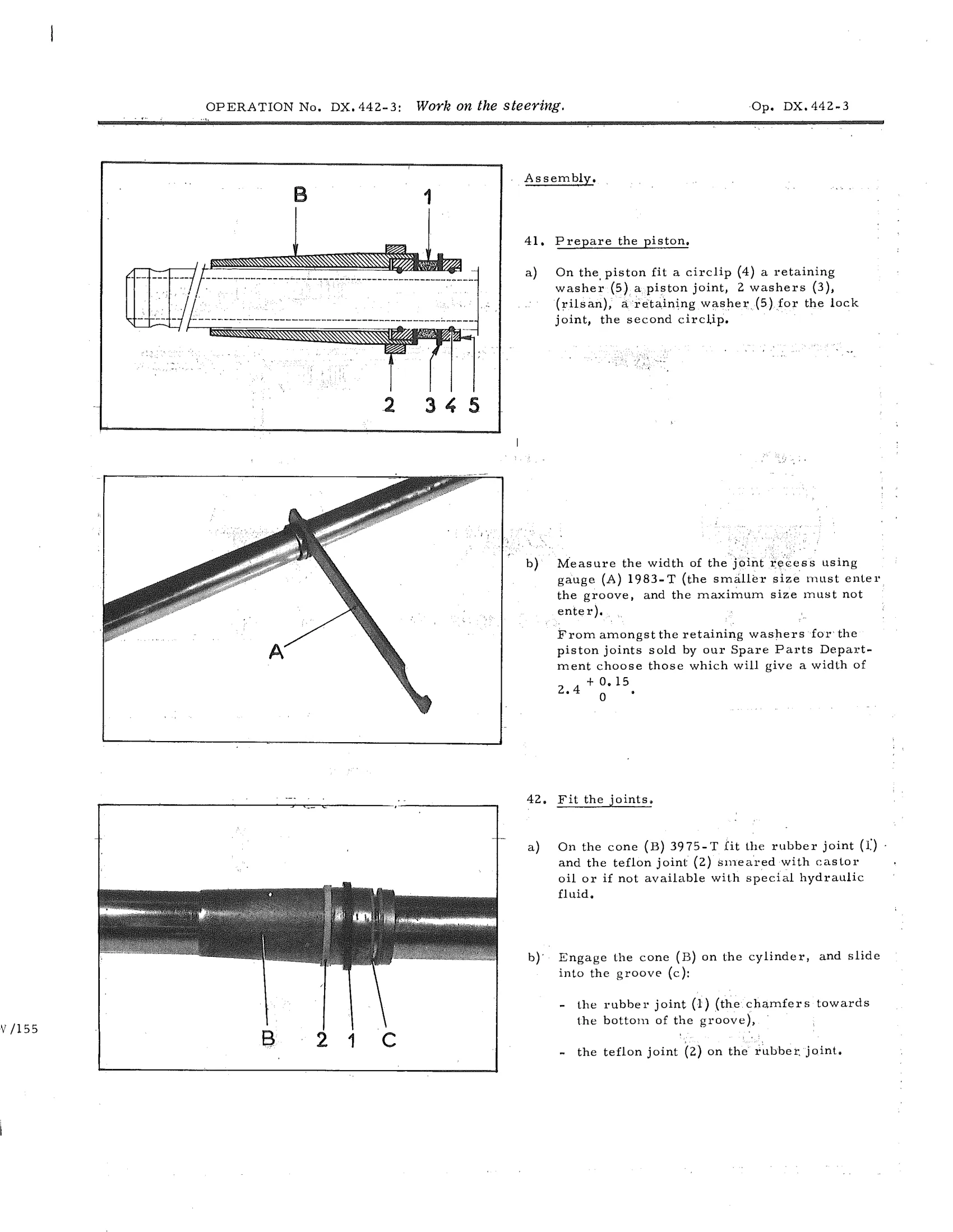 Overhaul rack control, page 390 of 750 — DS21 & DS21M / DS19A & DS19MA Repair Manual