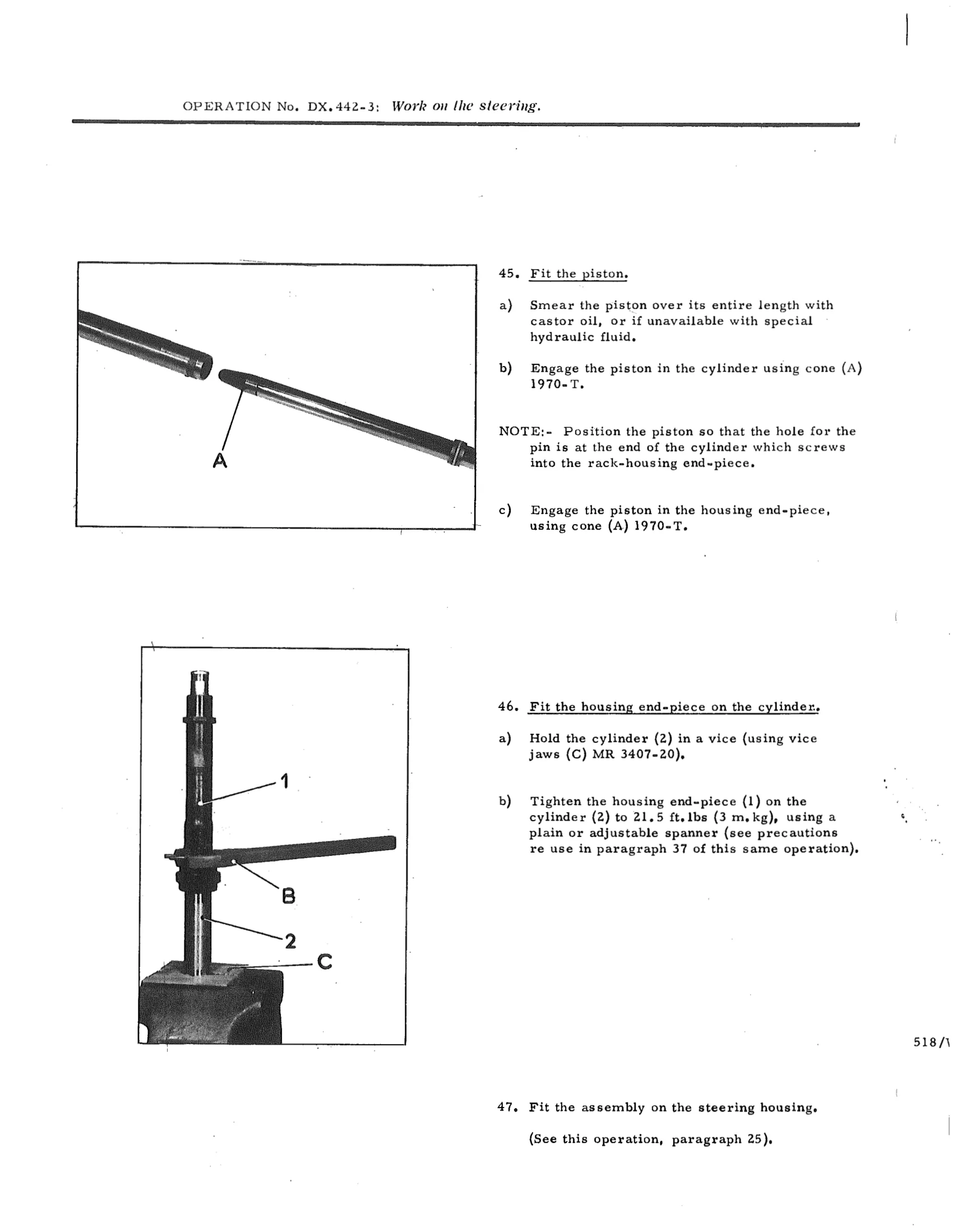 Overhaul rack control, page 393 of 750 — DS21 & DS21M / DS19A & DS19MA Repair Manual