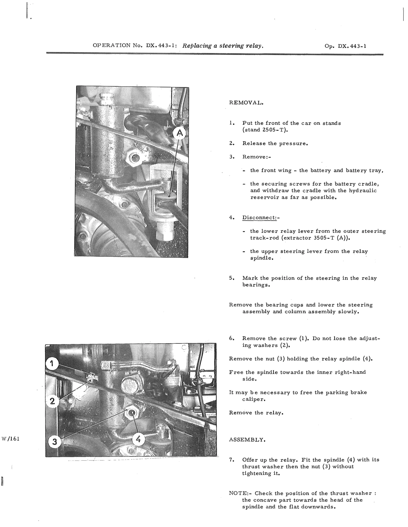 Replacing a steering relay, page 397 of 750 — DS21 & DS21M / DS19A & DS19MA Repair Manual
