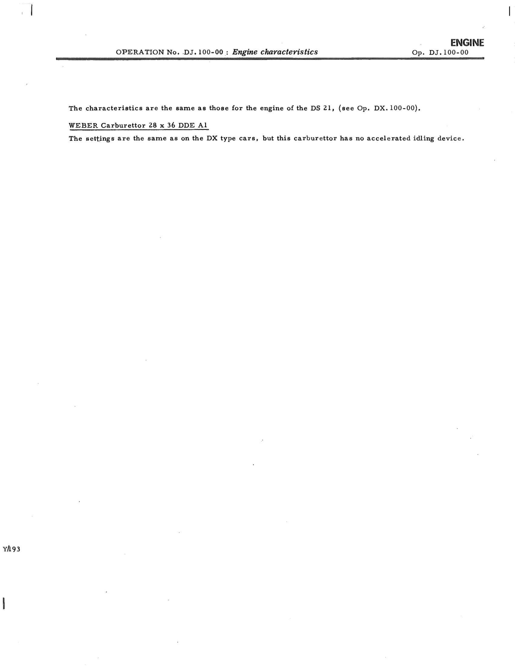 General characteristics, page 480 of 750 — DS21 & DS21M / DS19A & DS19MA Repair Manual