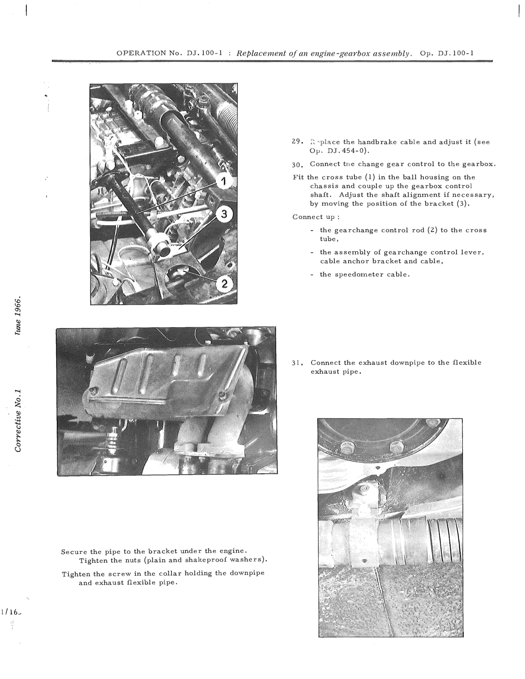 Replacement of an engine-gearbox assembly, page 485 of 750 — DS21 & DS21M / DS19A & DS19MA Repair Manual