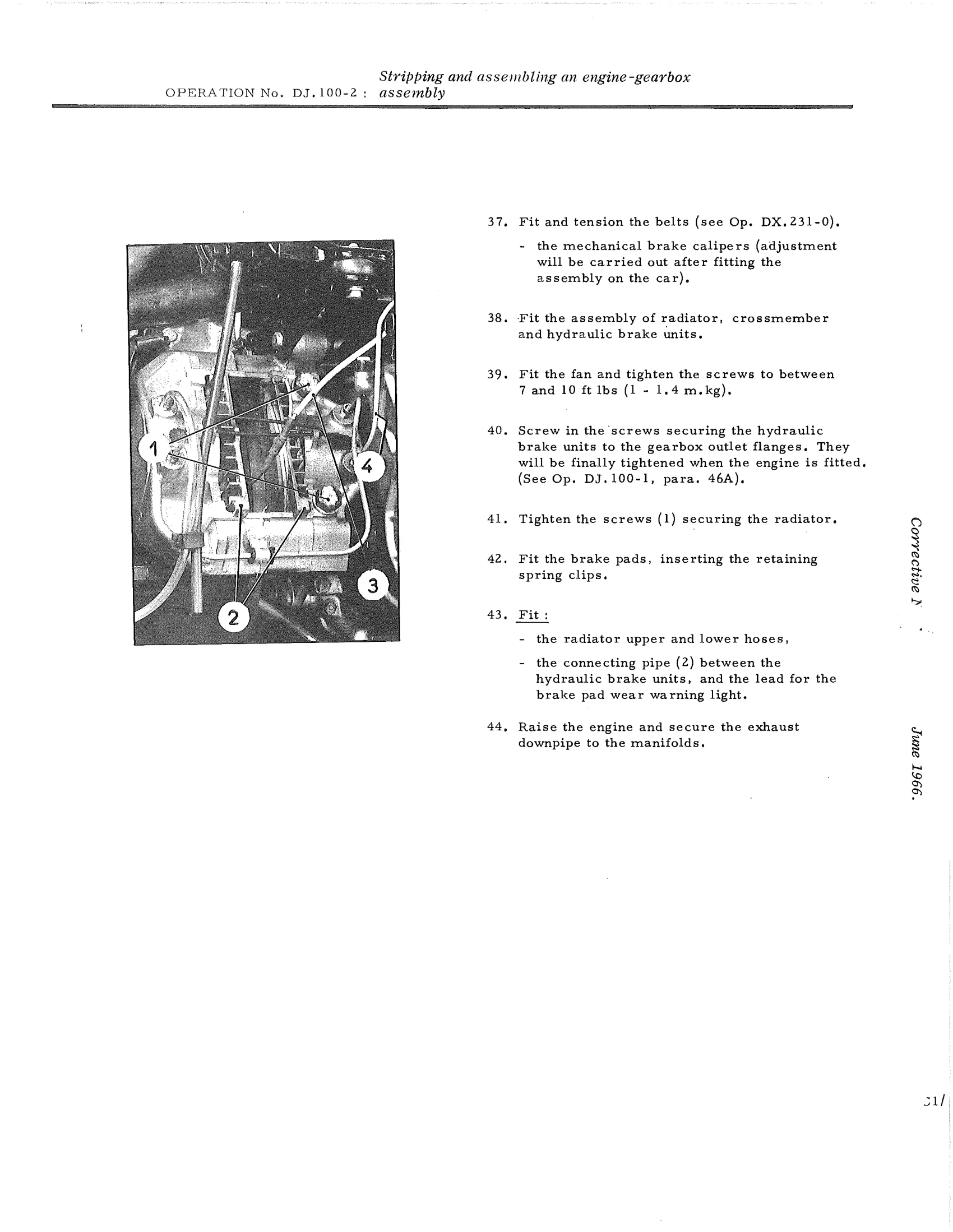 Strip for replaing gearbox, page 495 of 750 — DS21 & DS21M / DS19A & DS19MA Repair Manual