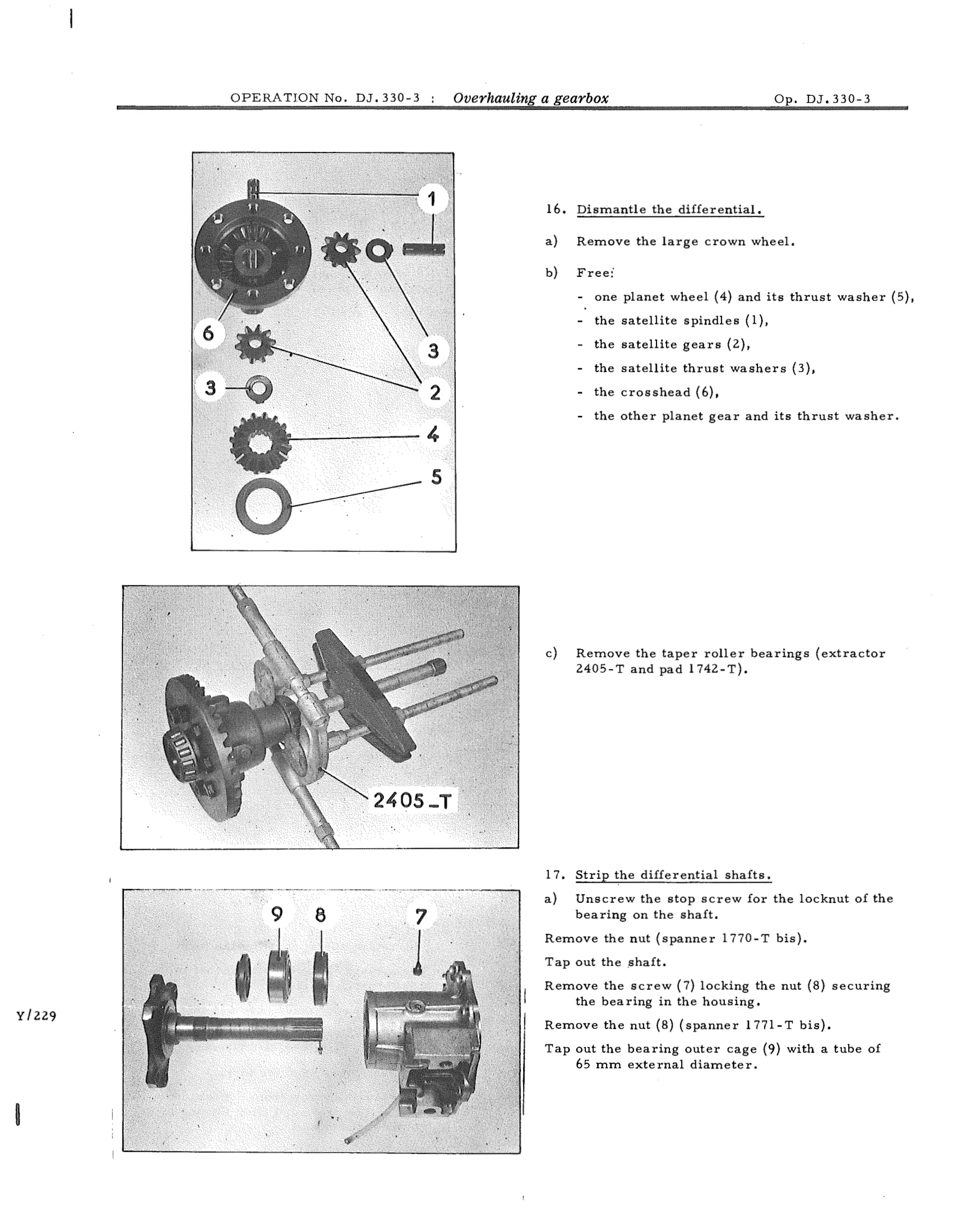 Overhauling a gearbox, page 513 of 750 — DS21 & DS21M / DS19A & DS19MA Repair Manual