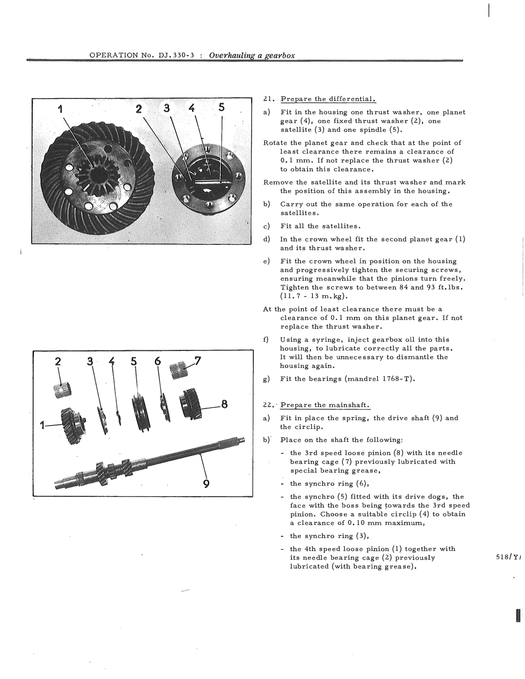 Overhauling a gearbox, page 516 of 750 — DS21 & DS21M / DS19A & DS19MA Repair Manual