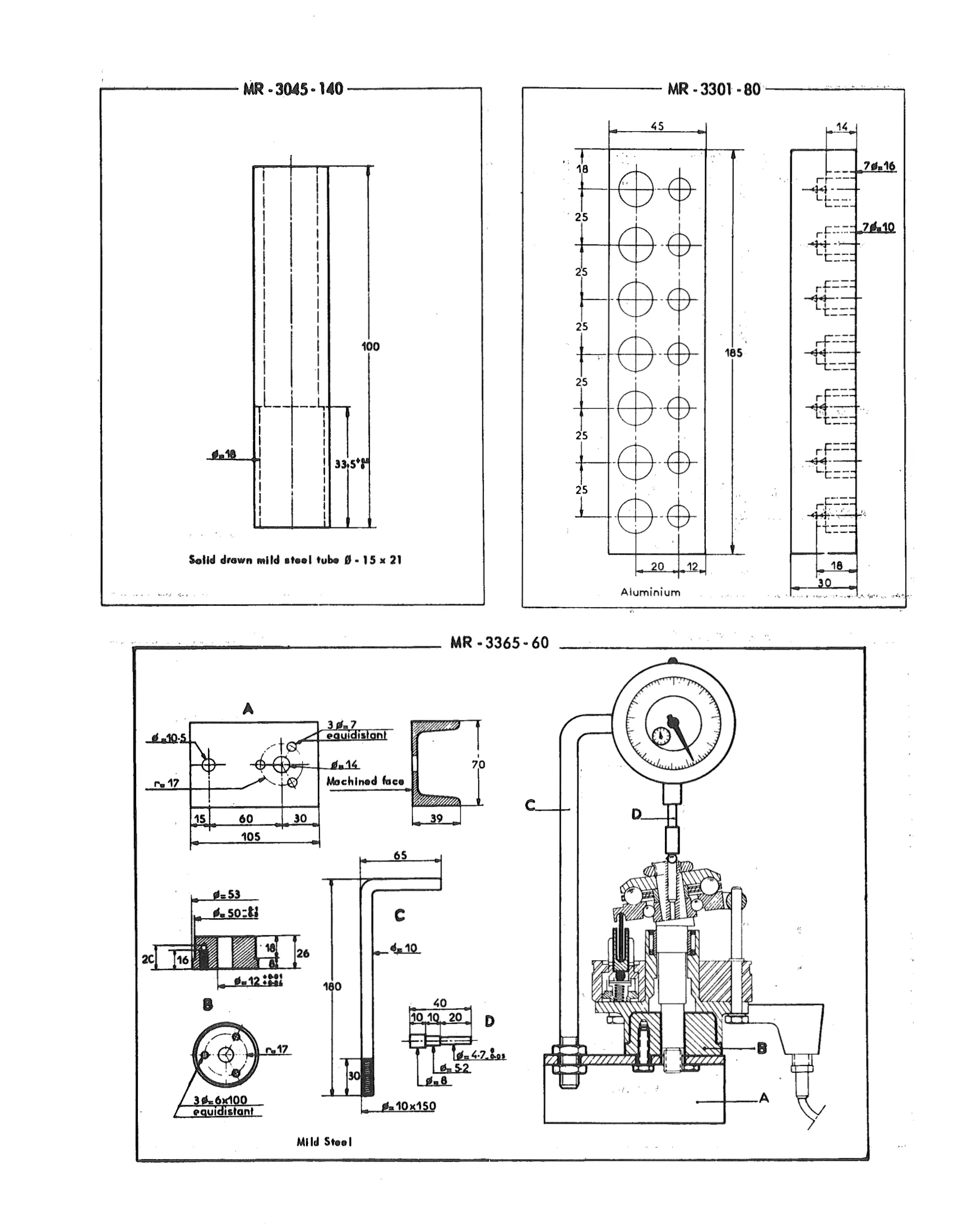 Special tool drawings, page 560 of 750 — DS21 & DS21M / DS19A & DS19MA Repair Manual
