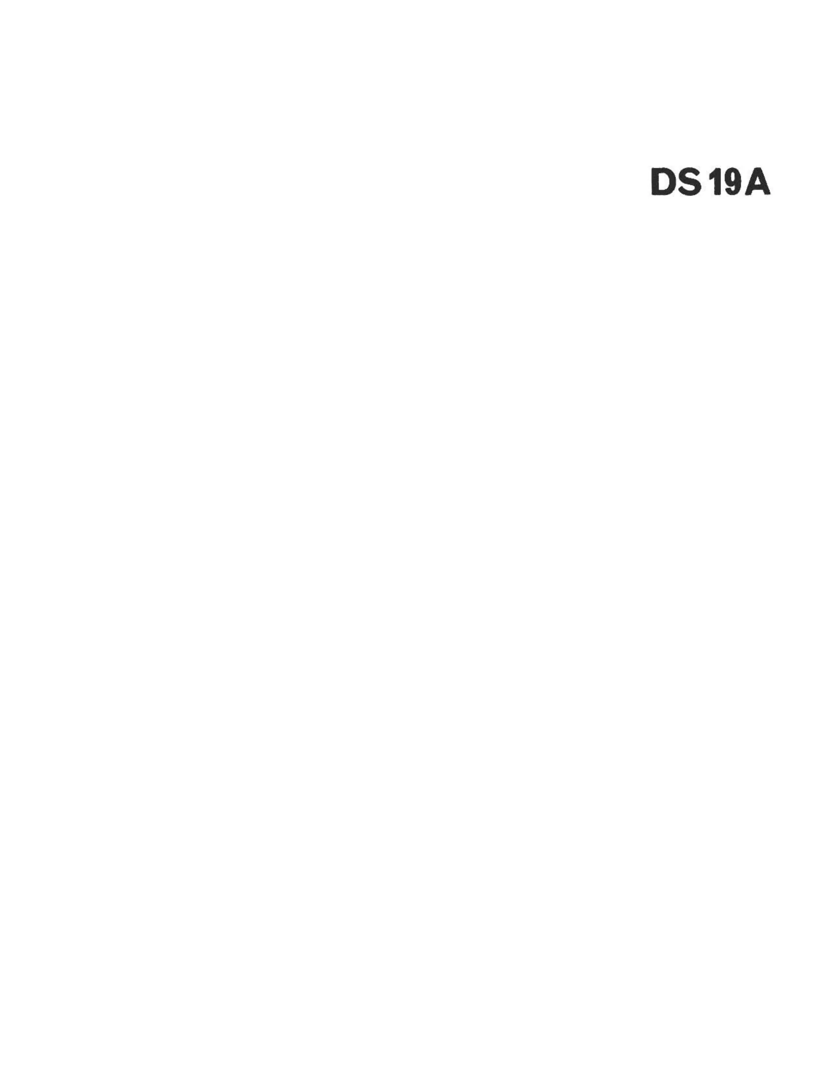 DS19A, page 564 of 750 — DS21 & DS21M / DS19A & DS19MA Repair Manual