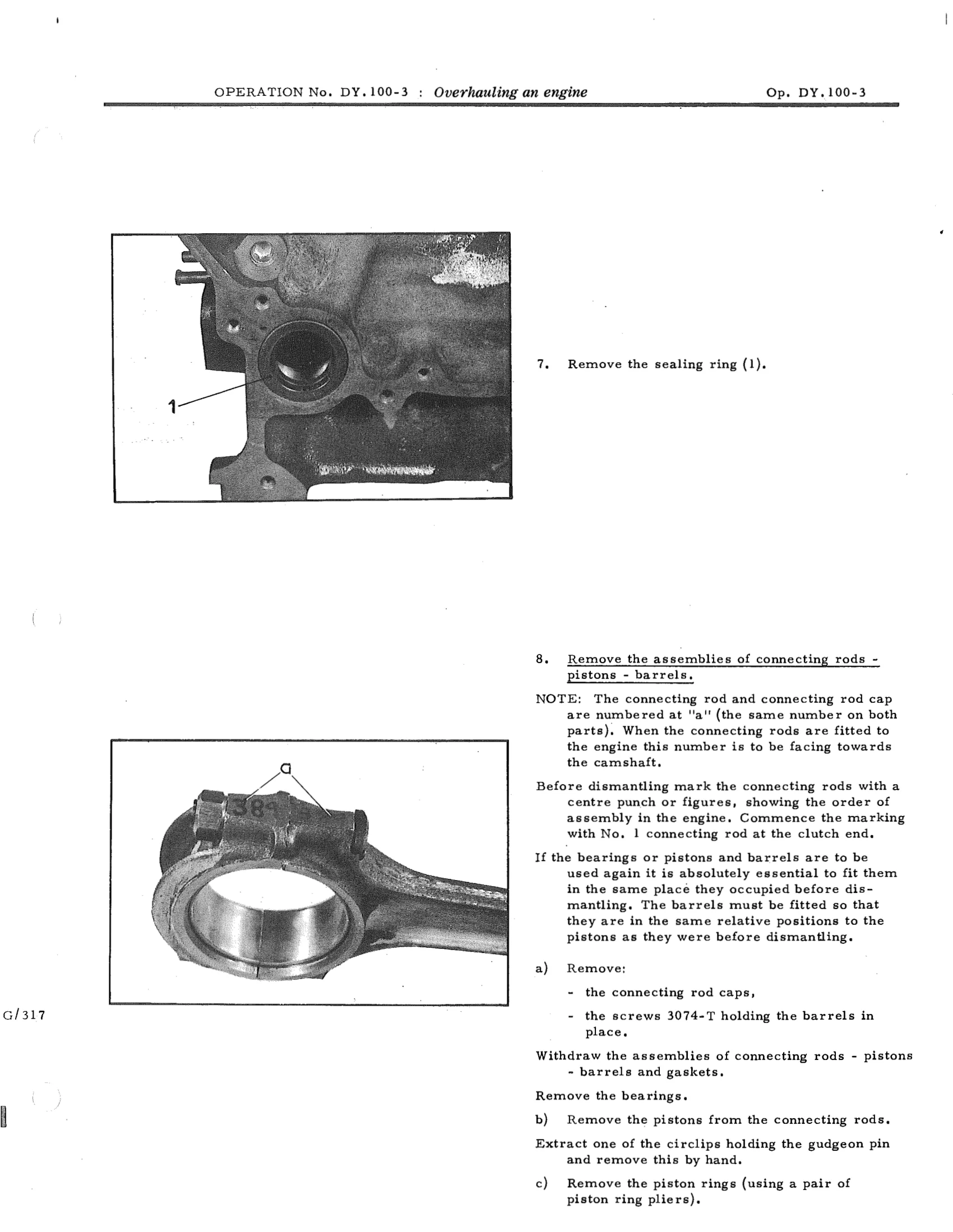 Overhauling an engine, page 601 of 750 — DS21 & DS21M / DS19A & DS19MA Repair Manual