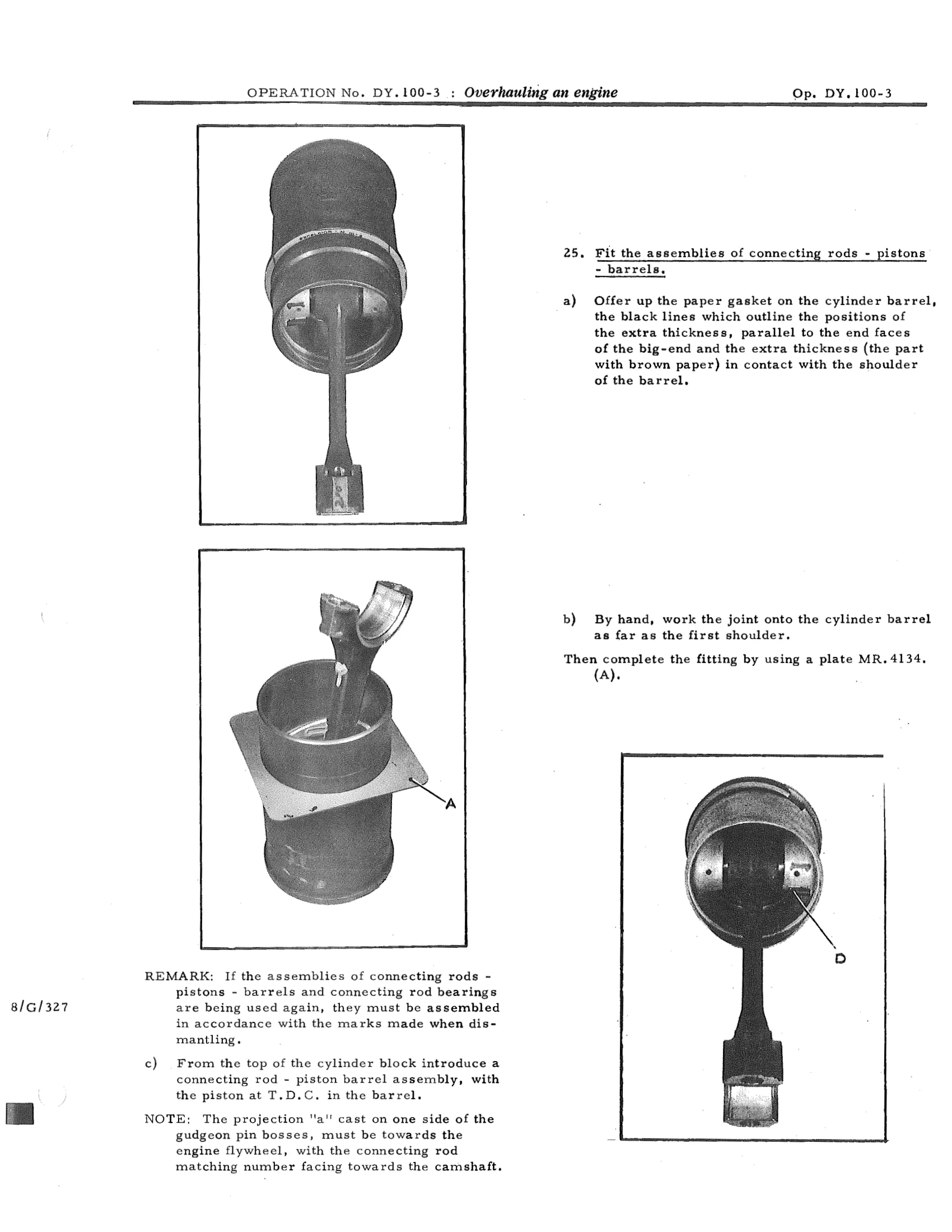 Overhauling an engine, page 611 of 750 — DS21 & DS21M / DS19A & DS19MA Repair Manual