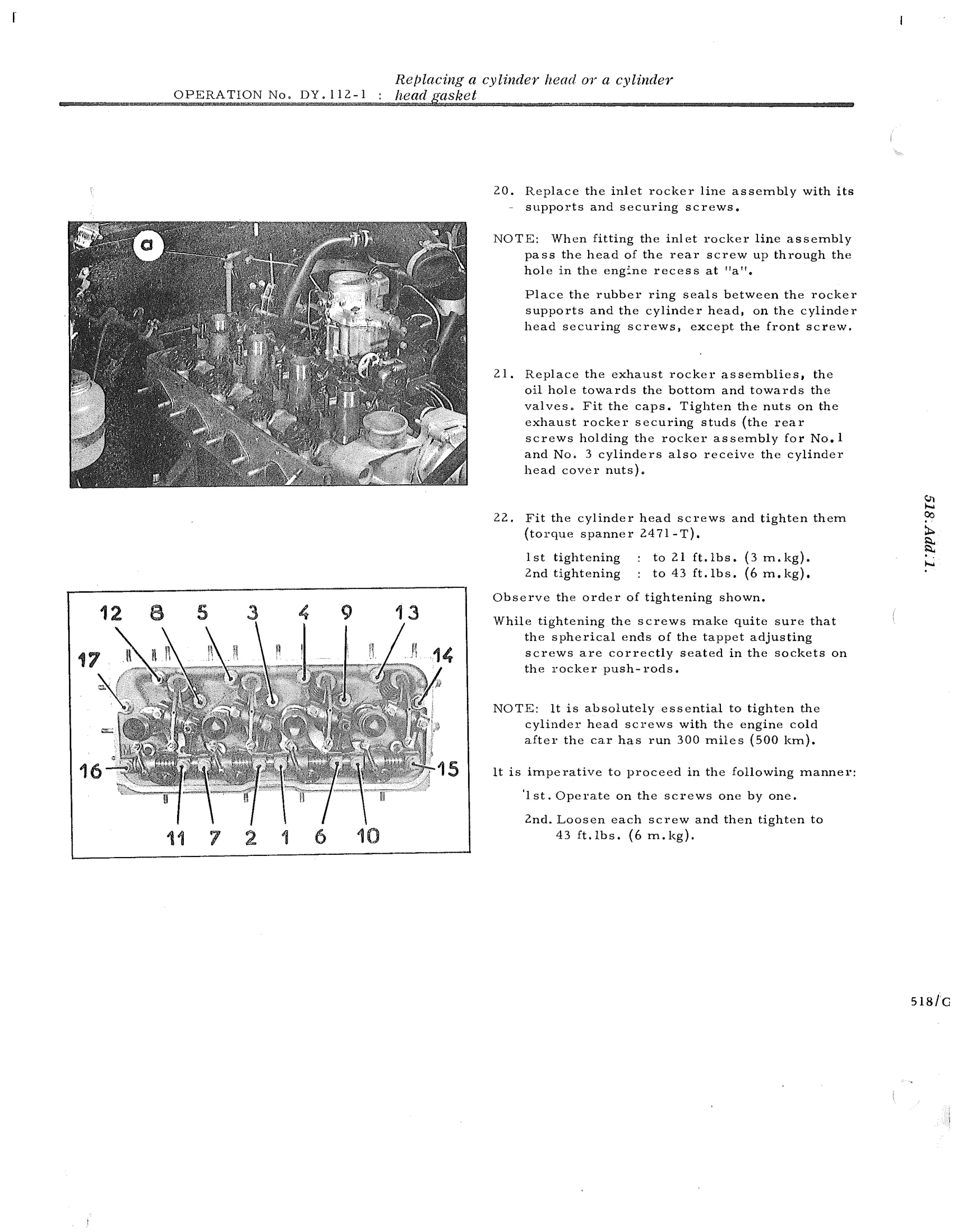 head gasket, page 621 of 750 — DS21 & DS21M / DS19A & DS19MA Repair Manual