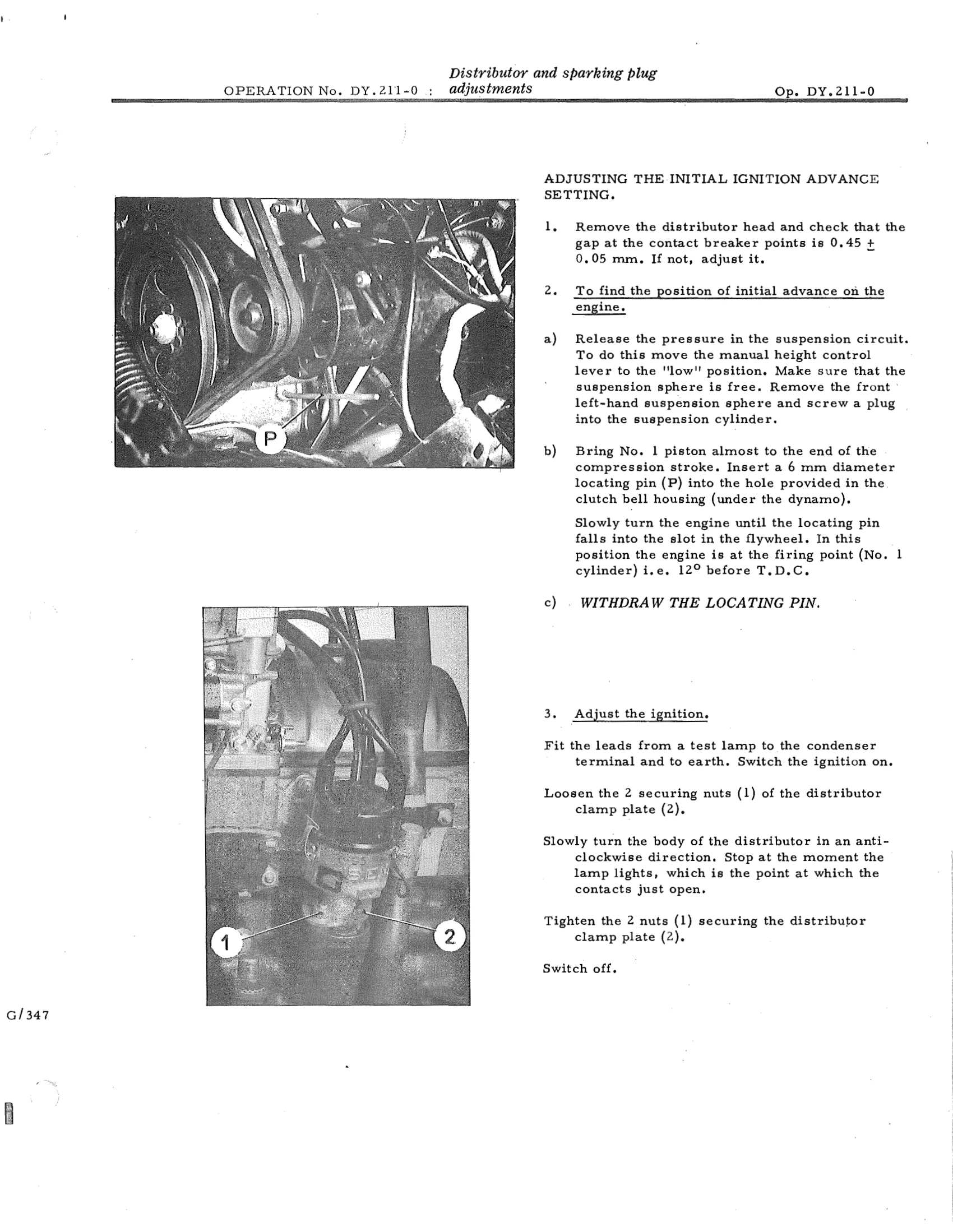 ; adjustments, page 639 of 750 — DS21 & DS21M / DS19A & DS19MA Repair Manual