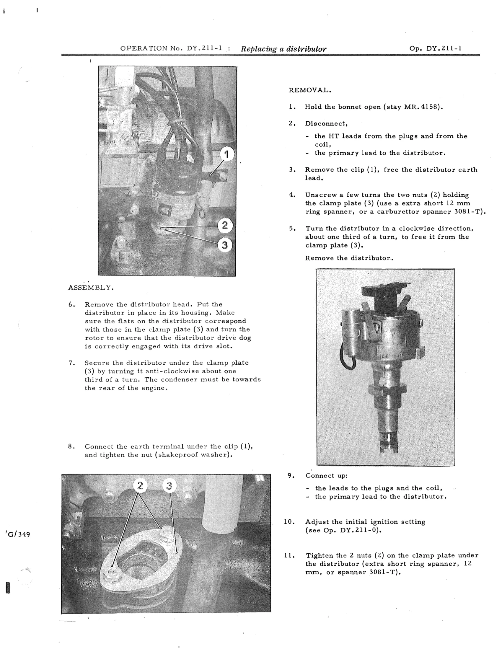 Replace distributor, page 641 of 750 — DS21 & DS21M / DS19A & DS19MA Repair Manual