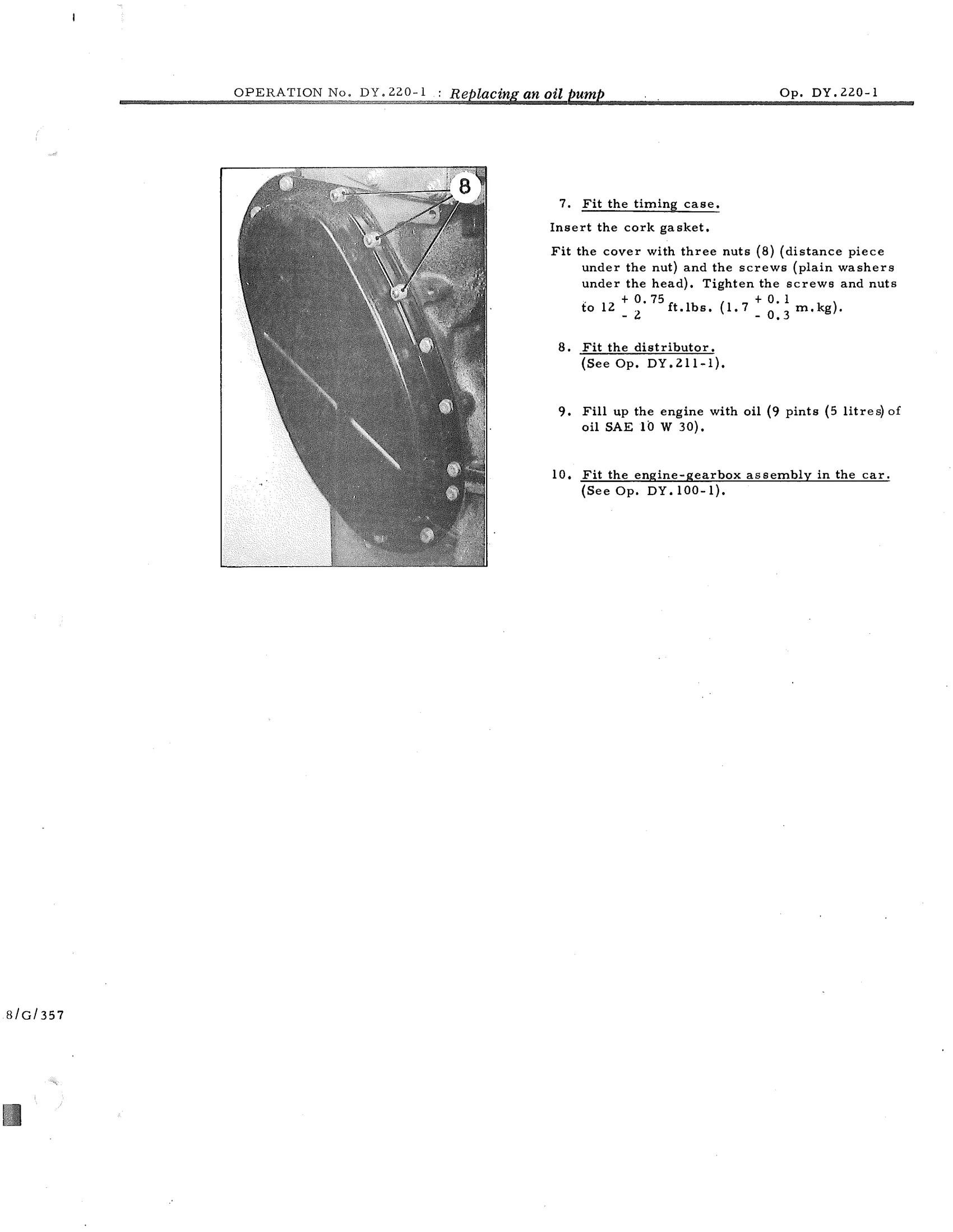 Replacing an oil pump, page 648 of 750 — DS21 & DS21M / DS19A & DS19MA Repair Manual