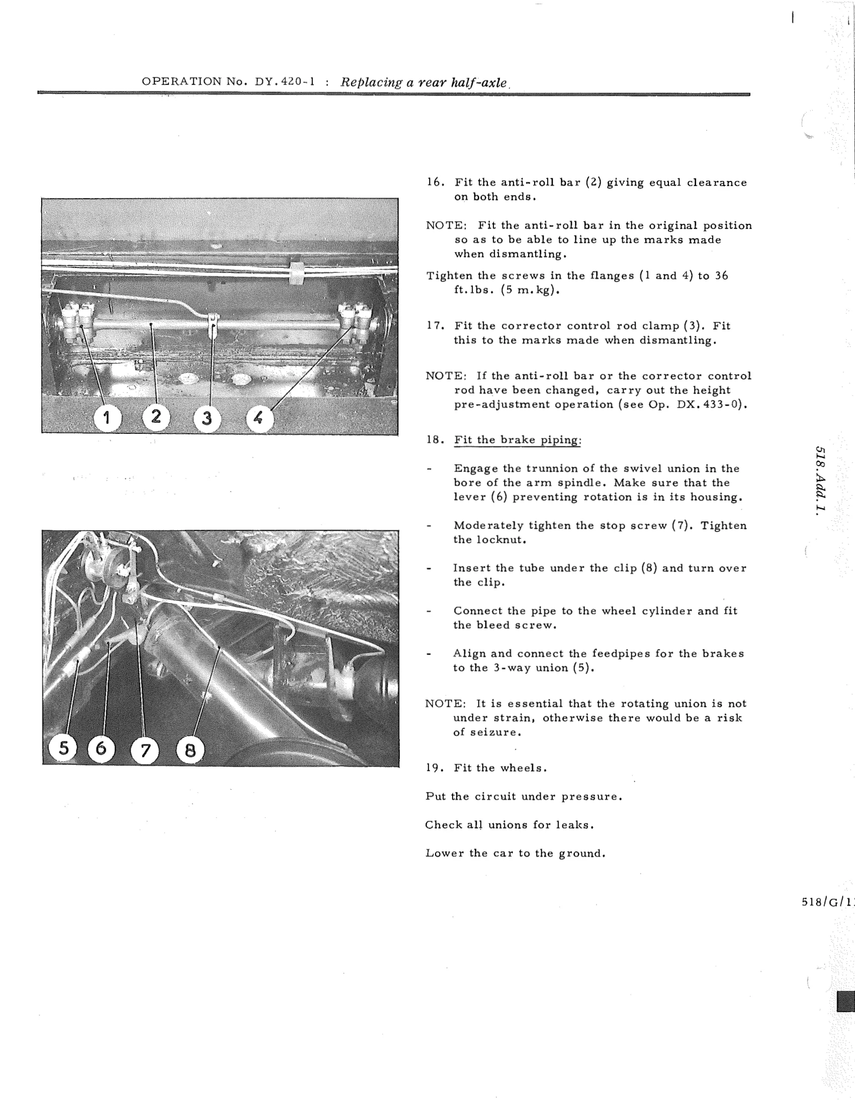 Replacing a rear half-axle, page 666 of 750 — DS21 & DS21M / DS19A & DS19MA Repair Manual