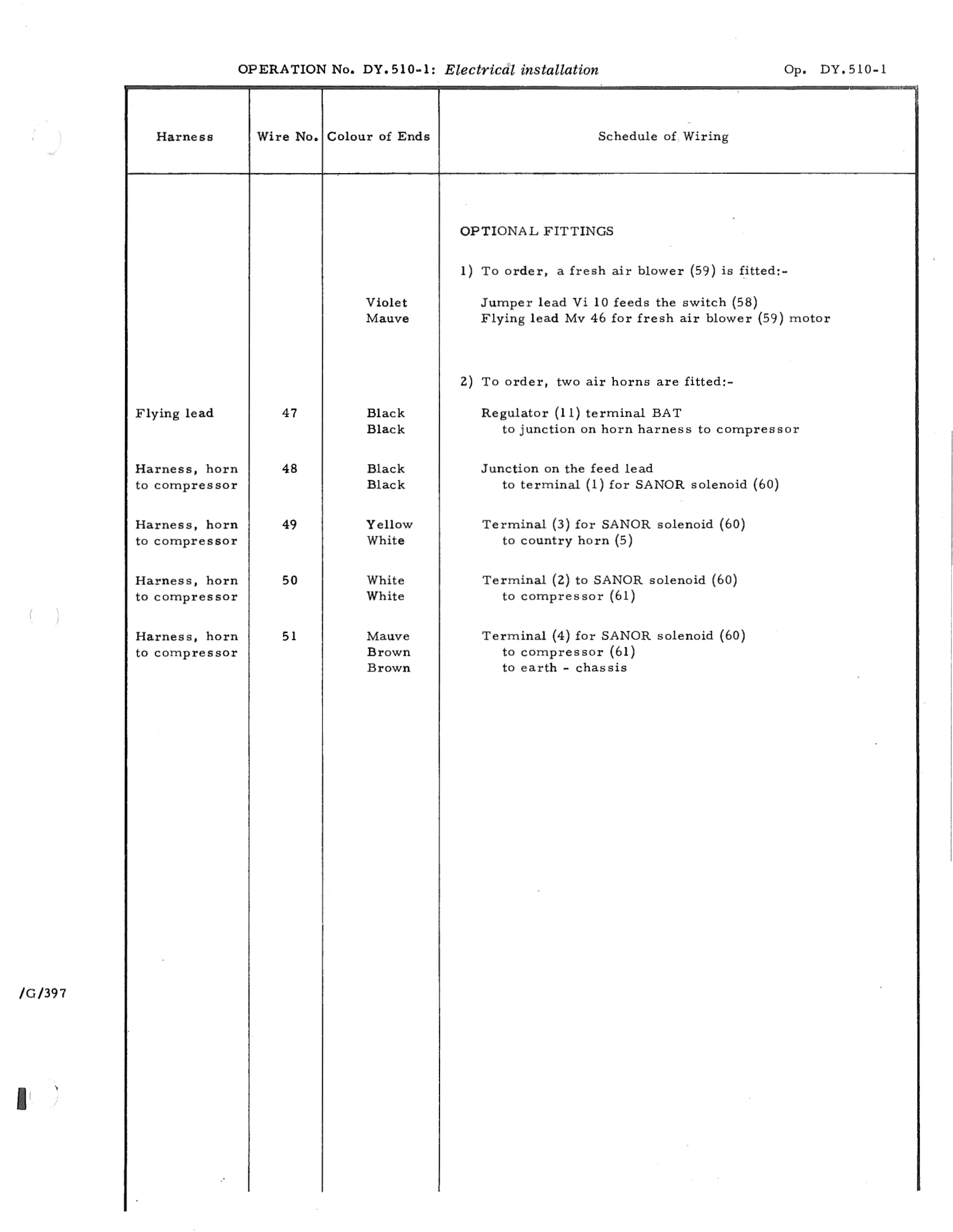 Electrical installation, page 693 of 750 — DS21 & DS21M / DS19A & DS19MA Repair Manual
