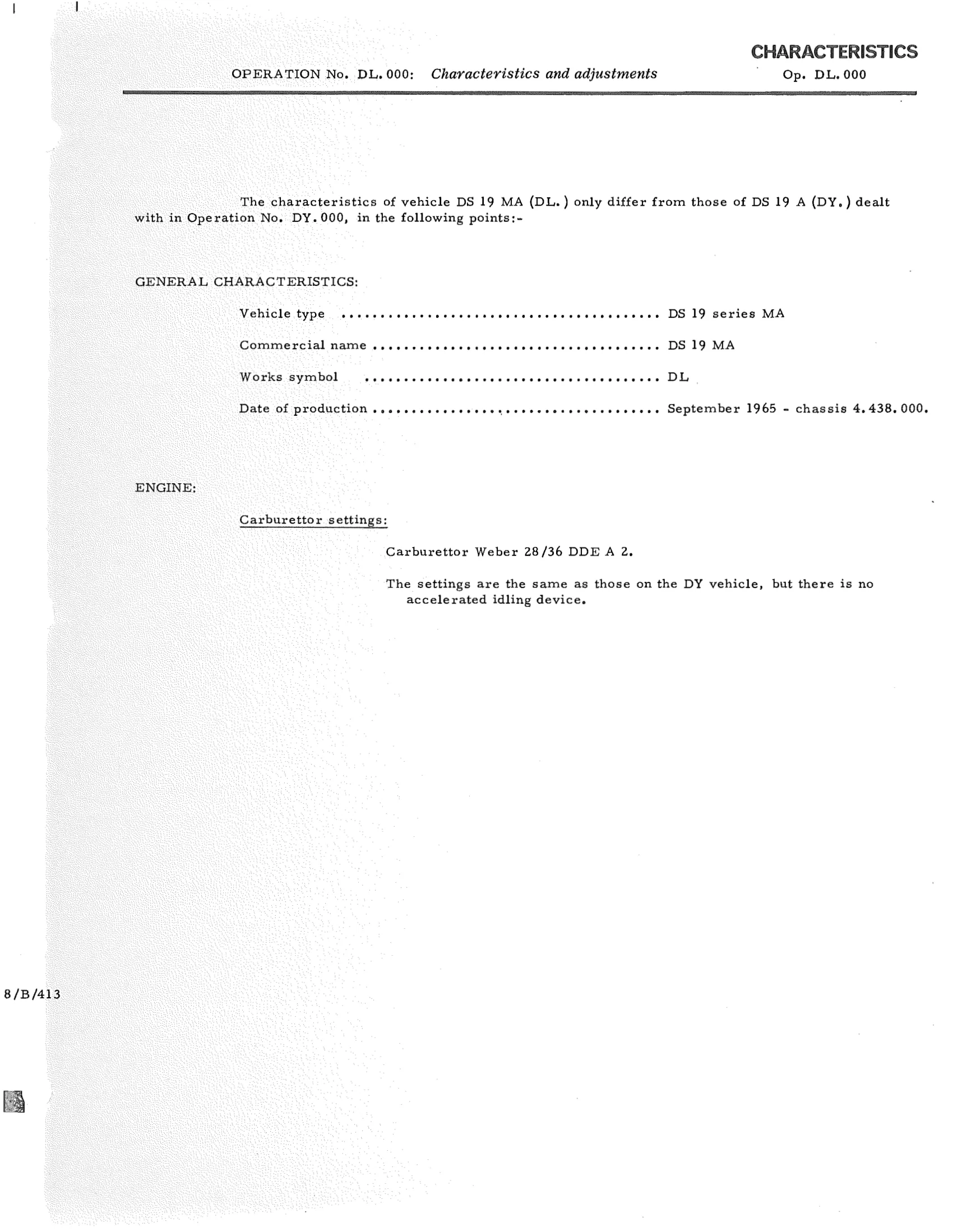 Characteristics and adjustments “, page 707 of 750 — DS21 & DS21M / DS19A & DS19MA Repair Manual