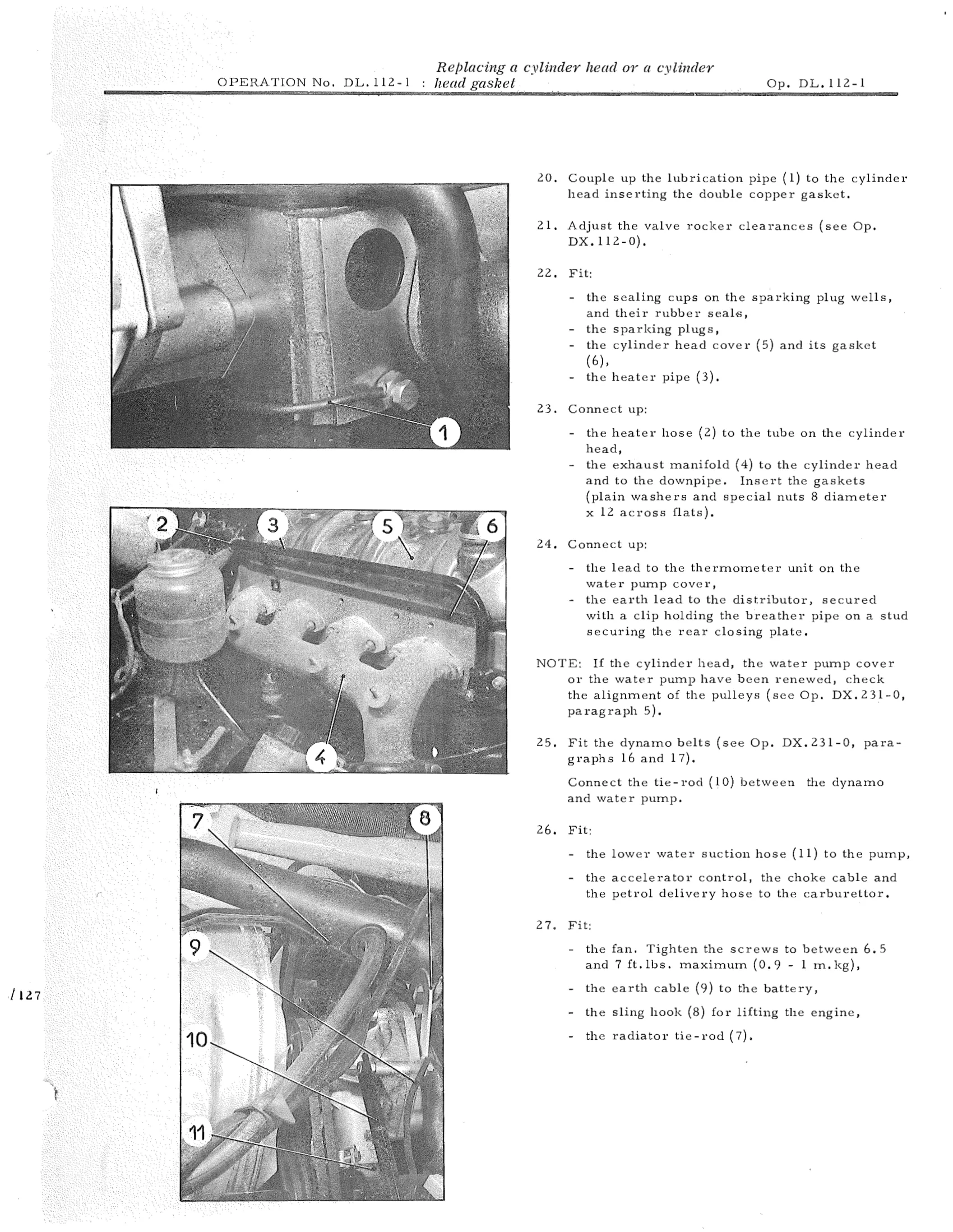 head gasket, page 732 of 750 — DS21 & DS21M / DS19A & DS19MA Repair Manual