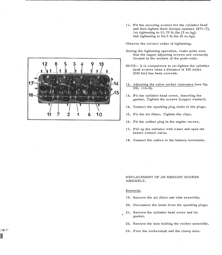 Replace exhaust rocker assy., page 83 — DS21 & DS21M / DS19A & DS19MA Repair Manual