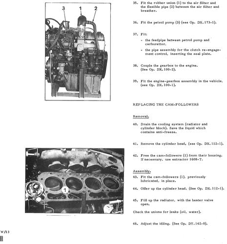 Replace cam followers, page 96 — DS21 & DS21M / DS19A & DS19MA Repair Manual