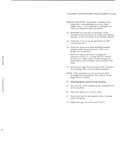 Clean, adjust spark plugs, page 130 — DS21 & DS21M / DS19A & DS19MA Repair Manual