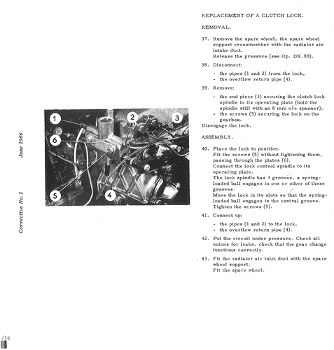 Replace clutch lock, page 175 — DS21 & DS21M / DS19A & DS19MA Repair Manual