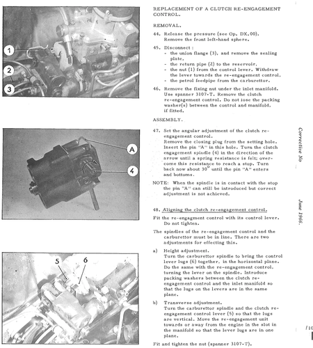 Replace re-engagement control, page 176 — DS21 & DS21M / DS19A & DS19MA Repair Manual
