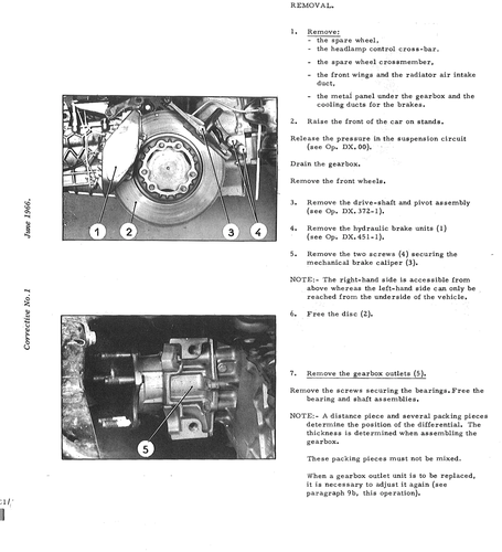 Replace diff shaft, disc, bearing, page 206 — DS21 & DS21M / DS19A & DS19MA Repair Manual