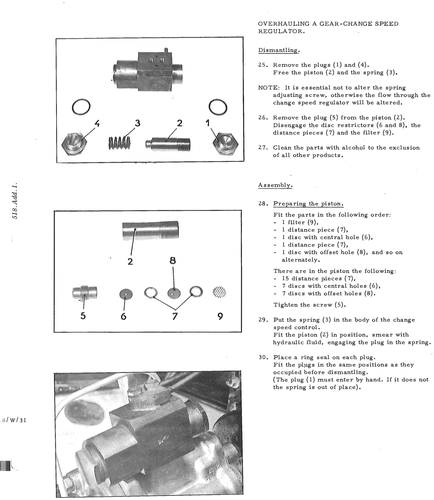 Overhaul change-speed reg., page 229 — DS21 & DS21M / DS19A & DS19MA Repair Manual
