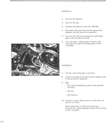 Replace pipe pump-press reg., page 268 — DS21 & DS21M / DS19A & DS19MA Repair Manual