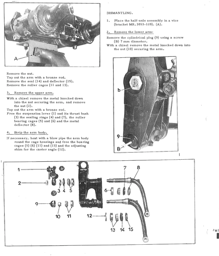 Overhaul half axle, page 289 — DS21 & DS21M / DS19A & DS19MA Repair Manual