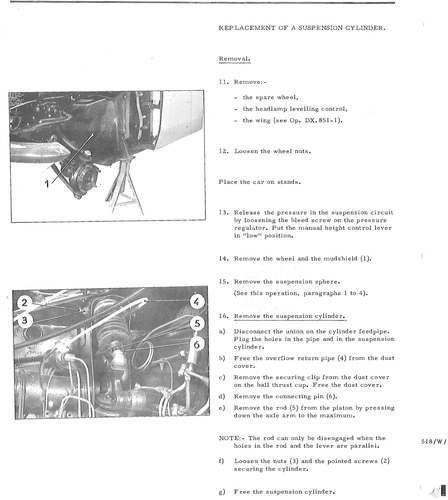Replace suspension cylinder, page 327 — DS21 & DS21M / DS19A & DS19MA Repair Manual