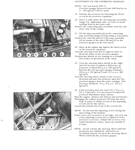 Adjust crossover pressure, page 364 — DS21 & DS21M / DS19A & DS19MA Repair Manual