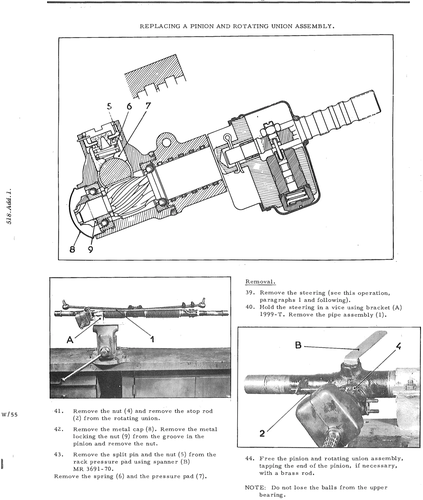 Replace pinion assembly, page 376 — DS21 & DS21M / DS19A & DS19MA Repair Manual