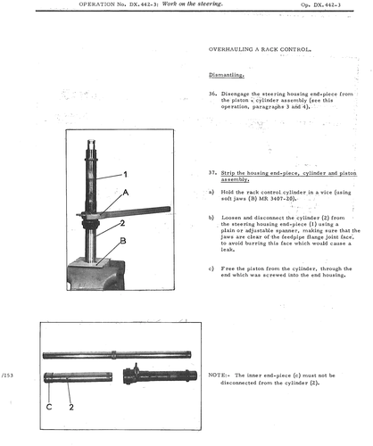 Overhaul rack control, page 388 — DS21 & DS21M / DS19A & DS19MA Repair Manual