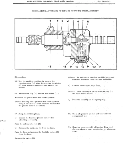 O/haul pinion assembly, page 394 — DS21 & DS21M / DS19A & DS19MA Repair Manual