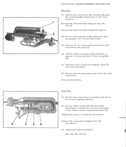 Replace brake press. distributor, page 420 — DS21 & DS21M / DS19A & DS19MA Repair Manual