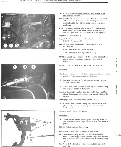 Replace pedal gear, page 429 — DS21 & DS21M / DS19A & DS19MA Repair Manual