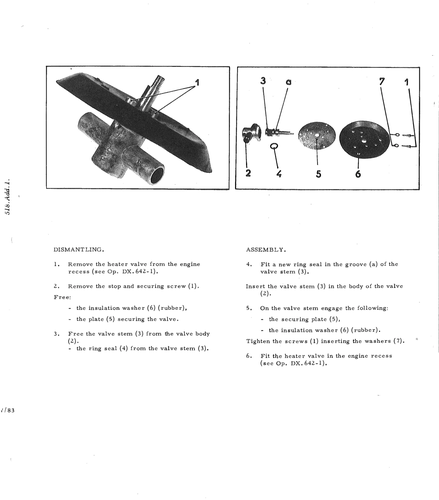 O/haul heater control valve, page 468 — DS21 & DS21M / DS19A & DS19MA Repair Manual