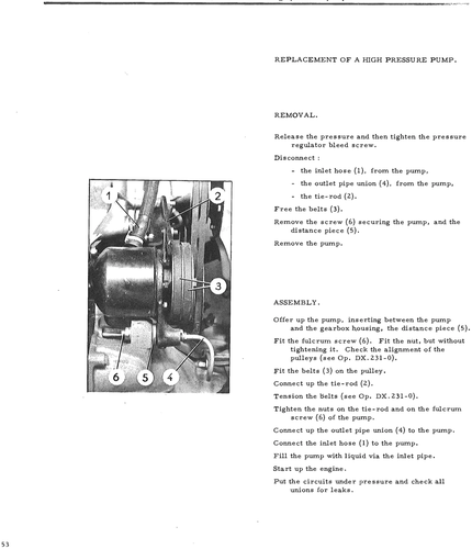 Replace HP pump, page 538 — DS21 & DS21M / DS19A & DS19MA Repair Manual