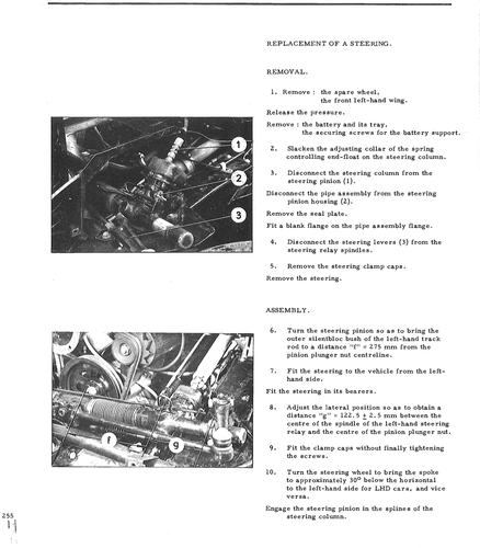 Replace steering rack, page 548 — DS21 & DS21M / DS19A & DS19MA Repair Manual