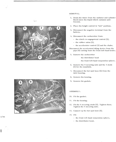 Replace inlet manifold, page 635 — DS21 & DS21M / DS19A & DS19MA Repair Manual