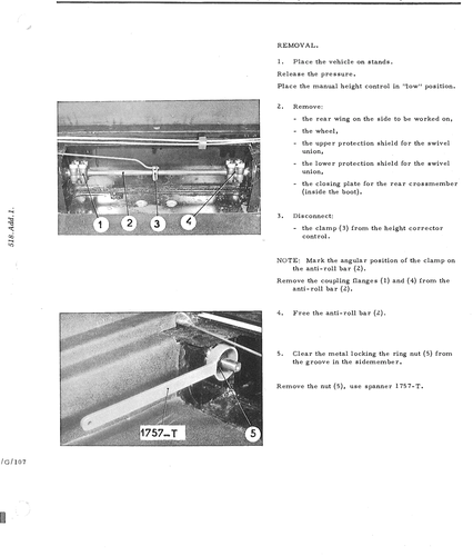 Replace rear half axle, page 663 — DS21 & DS21M / DS19A & DS19MA Repair Manual